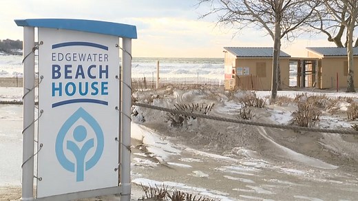 The weather brought brutal temps to Cleveland Saturday, as seen at Edgewater Beach. | Fox 8 News