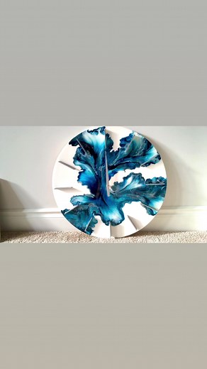 Check out this stunning 20” clock I created! Full video will be released on YouTube shortly! (Video 508). Clock and parts from Bear Woods Supply Company Save 5% off your order using code KANELLA What do you think? Available for purchase DM me! | Kanella Ciraco Art