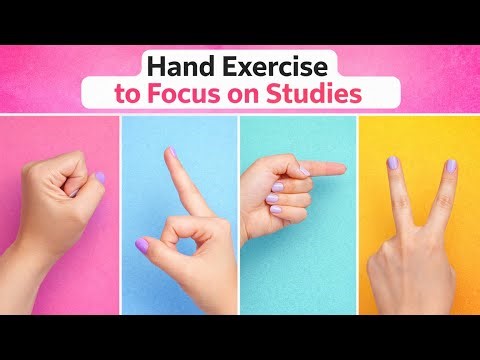 10 Simple Hand Exercises to Improve Focus & Concentration | For School Students