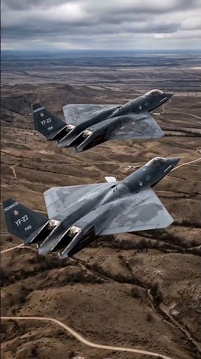 The YF-23 Black Widow II: The Stealth Fighter That Lost to the F-22