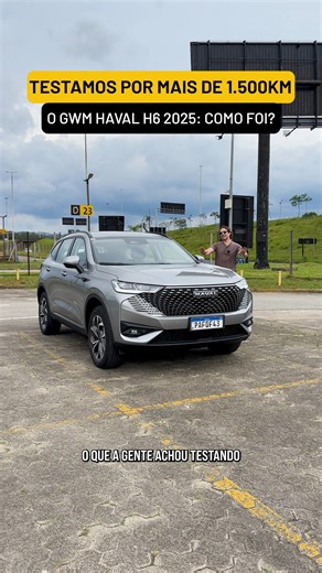 🚀 HAVAL H6 PHEV 34 2025: O SUV DA GWM FOI TESTADO POR MAIS DE 1.500 KM! Se liga nessa, o Liam Mattera fez um mega teste com o Haval H6 PHEV34 2025, assista ao vídeo até o fim para saber sobre as impressões e mais! As novidades da linha incluem lanternas escurecidas, novo logotipo GWM na traseira, acabamento interno atualizado, farol alto automático, travamento por aproximação e um recurso inédito na categoria: ajuste automático do banco por reconhecimento facial (exclusivo do PHEV34 e GT). No c