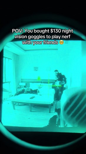 Complete game changer for our NERF battles 😎 #nerf #nerfornothing #gelblaster #toygun