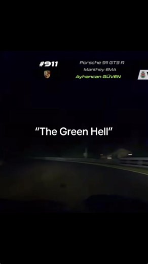 Racing Through The Green Hell: Nighttime GT3 Action