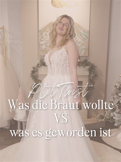 Viele Bräute kommen mit einer ganz klaren Vorstellung zur Anprobe. Und gehen am Ende mit einem Kleid nach Hause, das sie so nie gesucht hätten. 🤍 #brautkleid #brautmode #hochzeit2026 #aboutthebride #hochzeitskleid