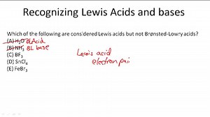 Lewis Acids and Bases - Example 1 ( Video ) | Chemistry