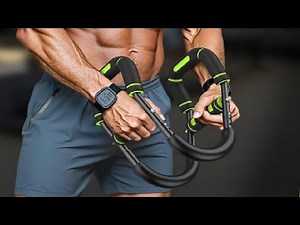 Vanlgs Twister Arm Trainer for Men, Chest Workout Equipment 5 Level Adjustable 40 130lb with Ergonom