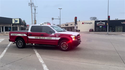 Battalion 1 for a car v. City bus #code3kenosha #firstresponders #kenoshafiredepartment #medical #code3