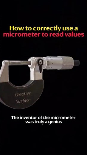 How to correctly use a micrometer to read values #knowledge #science