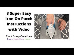 3 Super Easy Iron On Patch Instructions