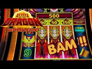 Jewel Of The Dragon Red Phoenix Slot Machine! The Bonus is Insane!