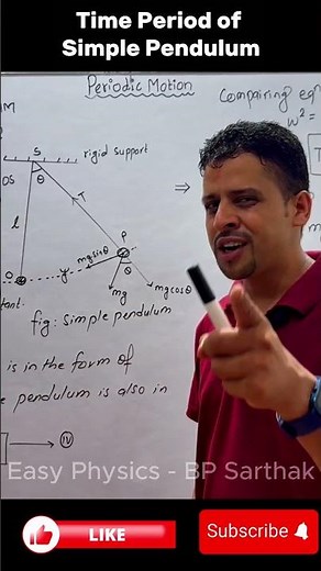 Time Period of Simple Pendulum IN 1min #SHM #periodicmotion #physics #easyphysics