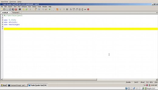 Comparing scalars in Perl