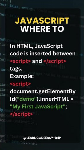 Adding JavaScript to HTML - The Easy Way