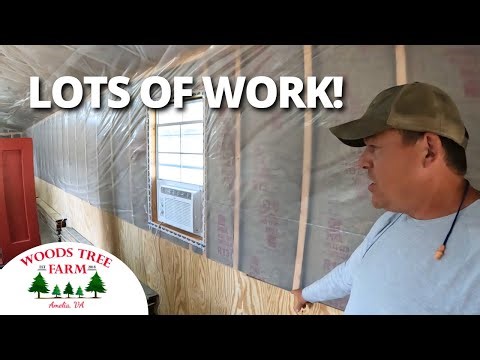 Finishing The Shed Interior Is More Work Than We Expected