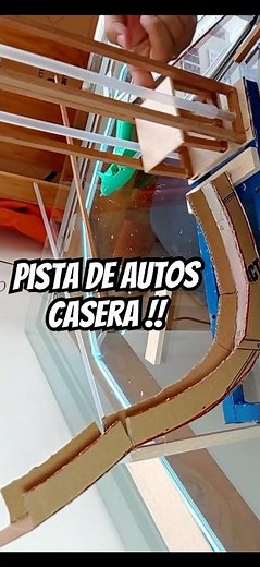 Cardboard car track #automobile