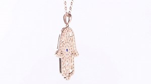 Watch hamsa hand necklace on Amazon Live