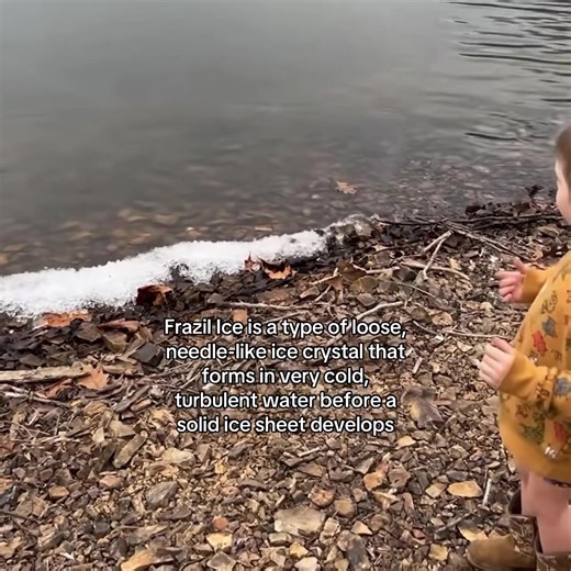 When ice interacts with a shoreline by forming ice crystals, it usually involves the development of several related processes in cold water environments. These processes occur in lakes, rivers, and coastal seas when temperatures fall below freezing @arkmediatv