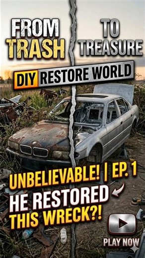 DIY RESTORE WORLD: From Junk to Gold! 💎 #shorts