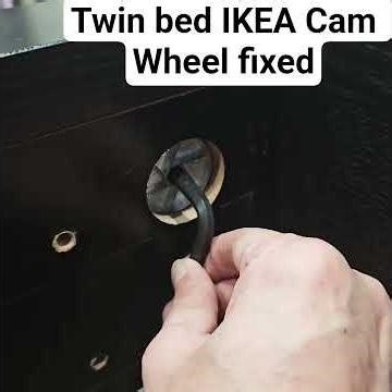 How to Fix IKEA Twin Bed Cam Wheel #ikea #ıkea #IKEAMalm #IKEACamLock #shortsfeed #shorts