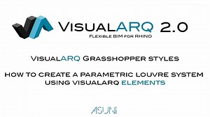 13 reactions |  Check the new features of VisualARQ2: Learn how to create a parametric louvre system using a VisualARQ "Element" object style. #Bim #FlexibleBim #Architecture #Design #VisualARQ #Rhino #Tutorial #FridayVideo | VisualARQ | Facebook