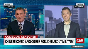 China censors comedian over joke involving military slogan