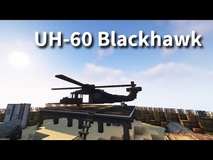 Working Blackhawk Helicopter: Minecraft Create Clockwork