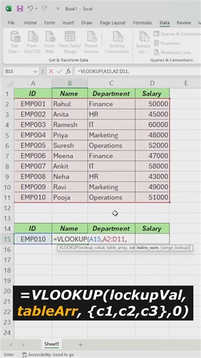 Master Advanced VLOOKUP in Excel 🔥 | Skip Manual VLOOKUP!