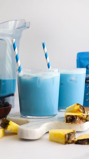 2.7K views · 25 reactions | You can make blue milk at home without using refined sugar or artificial food dyes.✨ It’s perfect for a Star Wars movie night or anytime you need a naturally blue drink. Comment RECIPE below and I’ll send it to you! #healthyrecipe #nofooddyes #bluemilk https://detoxinista.com/blue-milk/ | The Detoxinista | Facebook