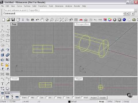 Learning Rhino---Scale Function in Rhino