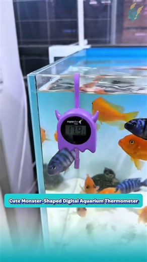 Cute Monster-Shaped Digital Aquarium Thermometer
