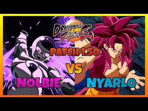 DBFZ NEW PATCH 1.50 - NOLBIE vs NYARLO gameplays(Goku SSJ4, Frieza, A21 vs Goku SSJ4, Cell, Janemba)
