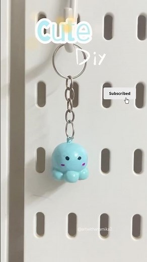 How to Make Cute Keychains Using Mould It Clay #shorts #artshorts #diy