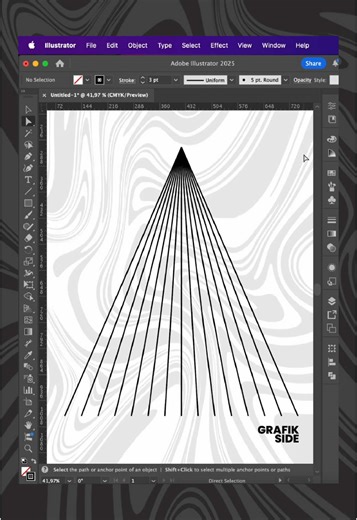 Join Parallel Lines in Adobe Illustrator Tutorial
