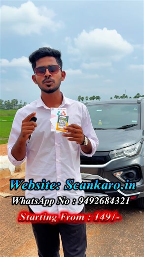 Scankaro on Instagram: "Make your journey safer with QR code technology!  Share your emergency details instantly with our QR code stickers and keychains. Quick info, faster help – get yours now!" #Cars #bike #keychain #qrcodes #vehiclestips"