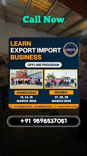 Next Export Import Program #hiiem #sagaragravat