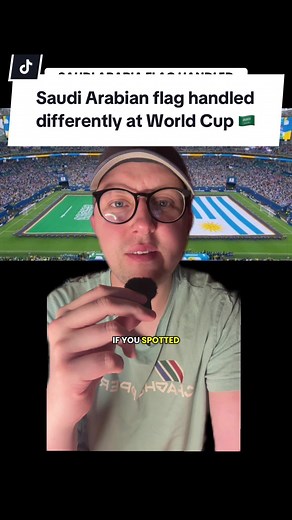 Saudi Arabia flag handled differently at World Cup — explained