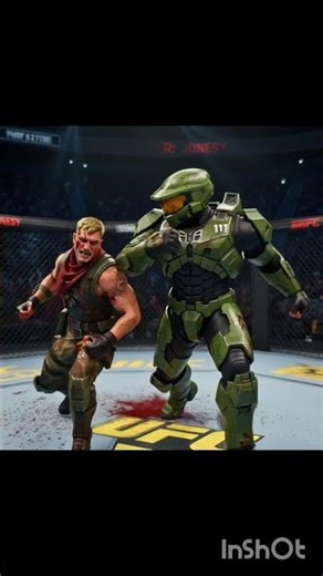 Jonesy vs Master Chief UFC FIGHT #shorts