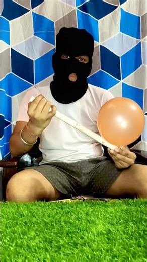 We Built a DIY Balloon Train Horn 😱 || #fun #experiment #shorts #diy #fyp #viral