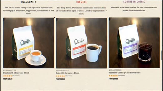 Quills Coffee on Instagram: "New site, online merch, and online gift cards! If you’ve visited our site in the last couple of weeks, you may have noticed us working hard to update it. We wanted something that was easier for customers to use, something fresh, and a good foundation for the things we want to do here at Quills in 2026. We’ll be rolling out more updates in the coming weeks, but feel free to poke around now and let us know what you think!"