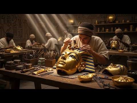 Ancient Egyptian Gold Mask | How Pharaoh's Death Mask Was Created