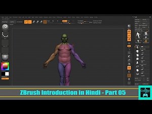 Zbrush Introduction ( Polygroup in Zbrush ) in Hindi Part 05