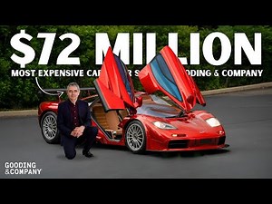 Most EXPENSIVE Cars Sold at Gooding & Company Auction! ($72 Million Car)