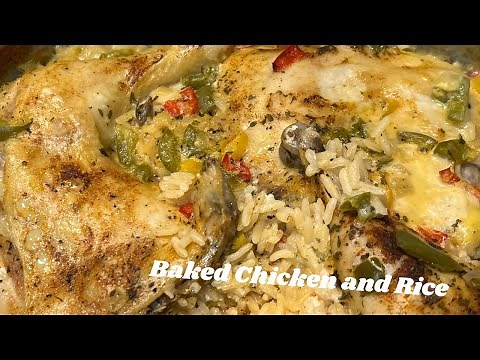 EASY Baked Chicken and Rice!