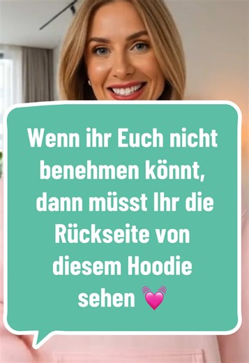Oversized Damen Hoodie mit Statement-Spruch ,