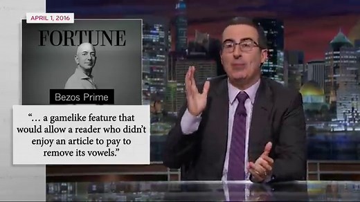 John Oliver Explains Why Local Newspapers Are So Imporant