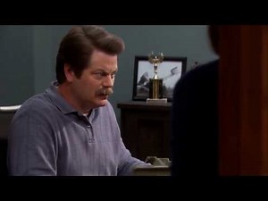 Ron Swanson react green screen