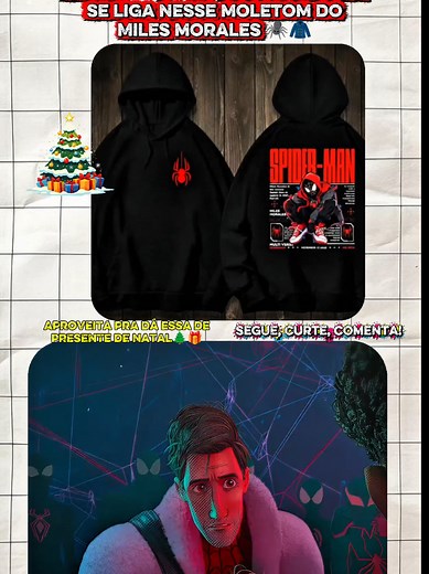 Moletom Premium do Miles Morales: Estilo e Conforto