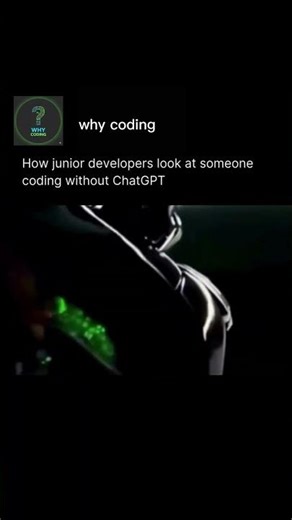 senior developer 🗿#codingforbeginners #coding #htmltutorial #javascript #python #funny