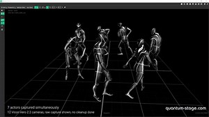 Vicon实时捕捉性能｜12台Vicon Vero2.2对7人进行实时捕捉