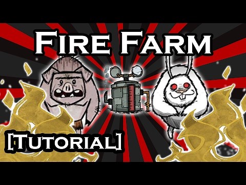 DON'T STARVE GUIDE - FIRE FARM - BEST MEAT FARM (TUTORIAL)